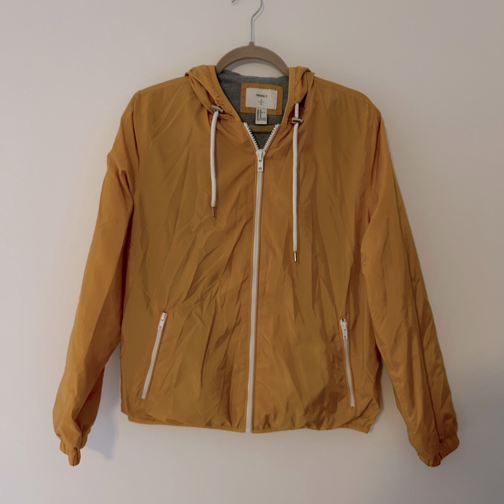 Yellow Windbreaker